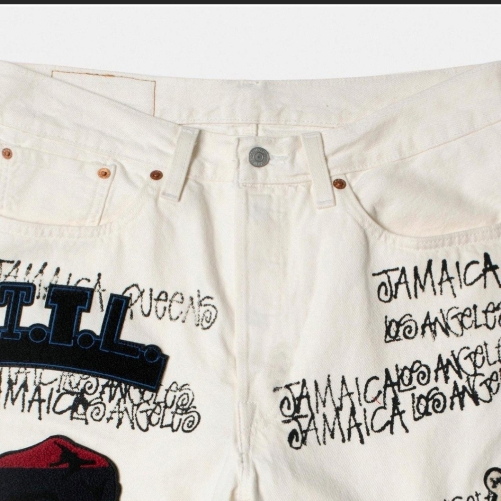 The STUSSY X Denim Tears X‎ Our Legacy TYL 501 Jeans - Picture 3 of 8
